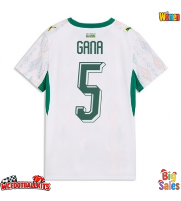 Senegal Idrissa Gueye #5 Replica Home Stadium Shirt for Women World Cup 2026 Short Sleeve